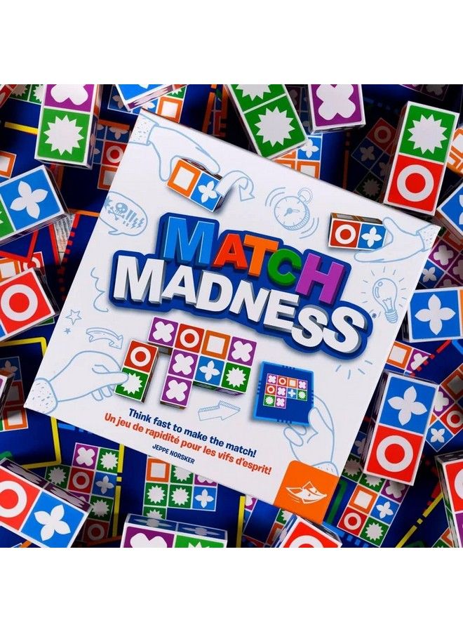FoxMind Games: Match Madness A Pattern Matching Puzzle Game Think Fast To Make The Match Develop Rapid Problem Solving Abilities Fine Motor Skills Play With Up To 4 Players For Ages 7 And Up - Image 5