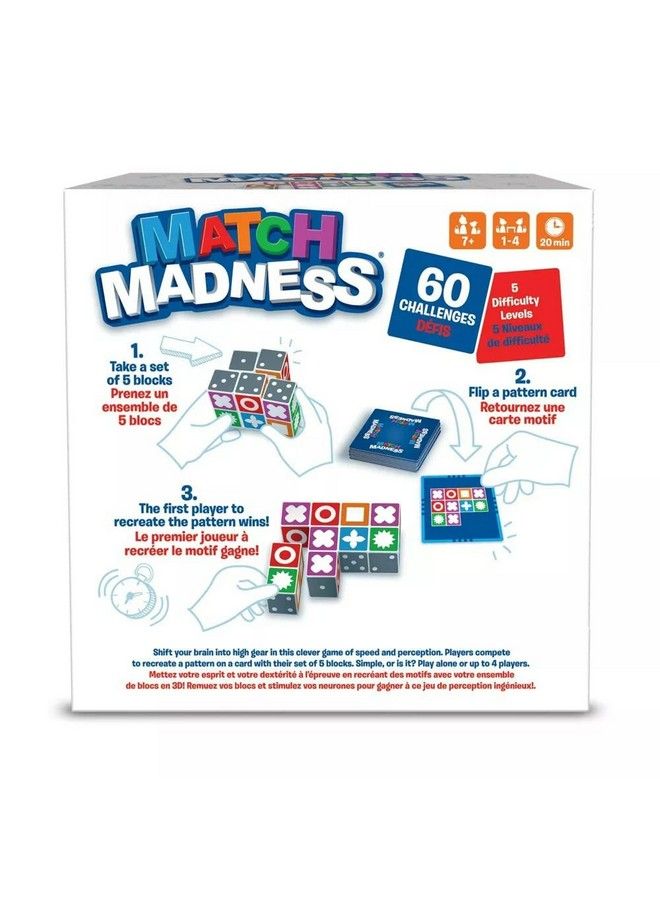 FoxMind Games: Match Madness A Pattern Matching Puzzle Game Think Fast To Make The Match Develop Rapid Problem Solving Abilities Fine Motor Skills Play With Up To 4 Players For Ages 7 And Up - Image 4