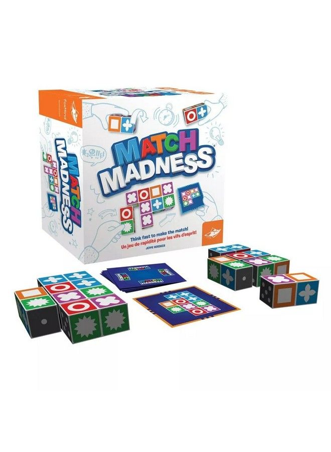FoxMind Games: Match Madness A Pattern Matching Puzzle Game Think Fast To Make The Match Develop Rapid Problem Solving Abilities Fine Motor Skills Play With Up To 4 Players For Ages 7 And Up - Image 3