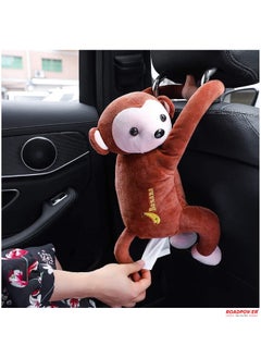 RoadPower Car Tissue Box Cute Cartoon Soft Plush Napkin Tissue Paper Holder Portable Paper Package Case Car Seat Tissue Box Car Styling Accessories 2 Pack  - Image 4