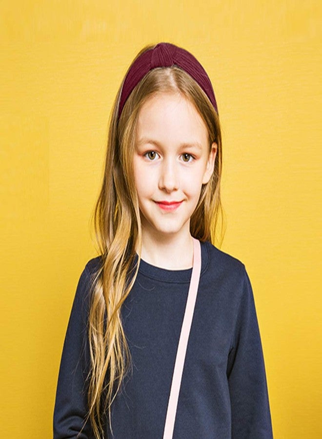 VELSCRUN Womens Headbands Boho Headbands for Women 12 Pack Knot Headband Women Knotted Head Band Elastic Turban HeadBands Boho Bandeau Wide Hair Bands Hair Accessories for Washing Face - Image 5