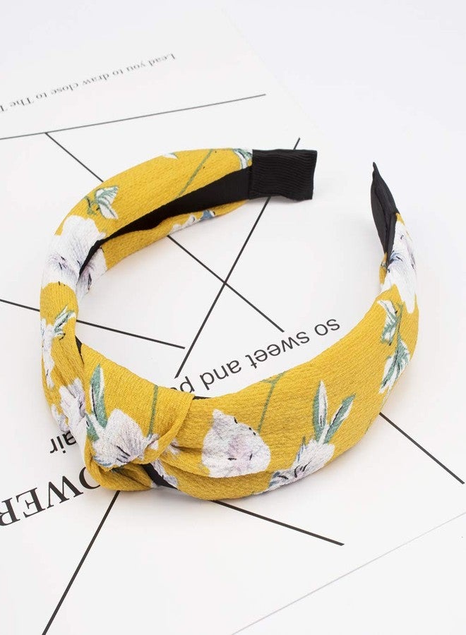 VELSCRUN Womens Headbands Boho Headbands for Women 12 Pack Knot Headband Women Knotted Head Band Elastic Turban HeadBands Boho Bandeau Wide Hair Bands Hair Accessories for Washing Face - Image 3