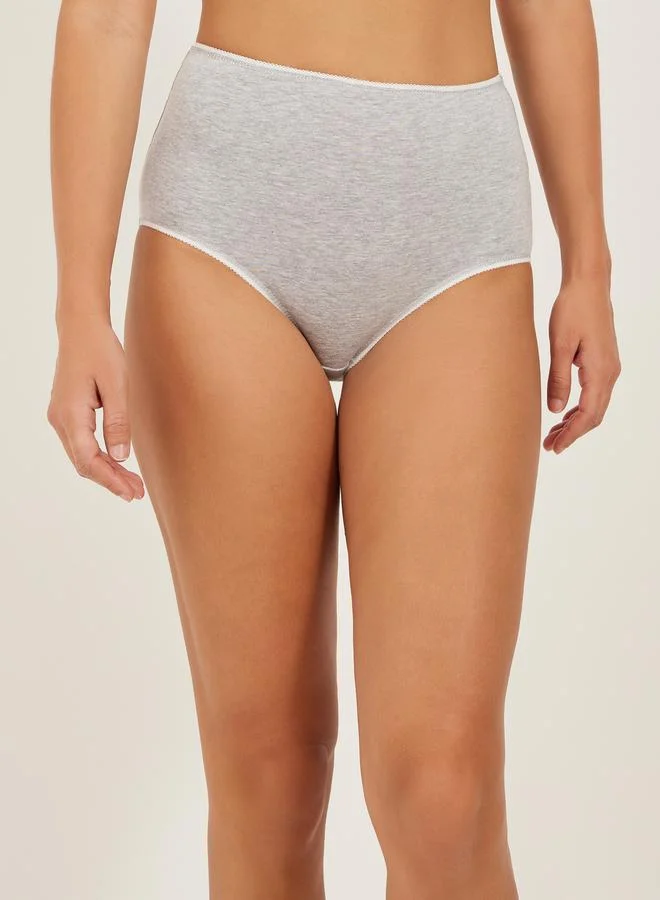 Styli Pack of 5 - Solid Cotton Full Briefs