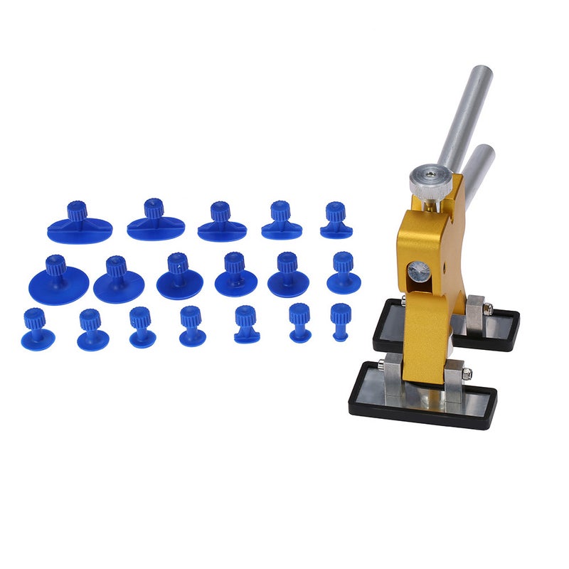 Car Body Paintless Dent Lifter Repair Tool Puller + 18 Tabs Hail Removal Tool - Image 1