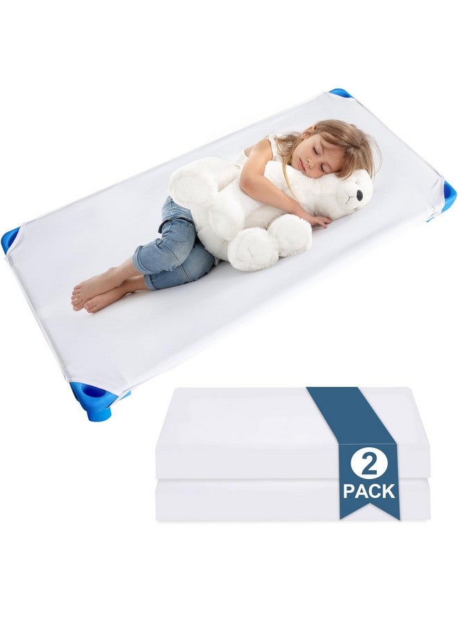 Magik & Kover طقم شراشف سرير للأطفال في مرحلة ما قبل المدرسة - 2 قطعة، 23" × 51"، شراشف سرير ناعمة وقابلة للتنفس للأولاد والبنات - Image 1
