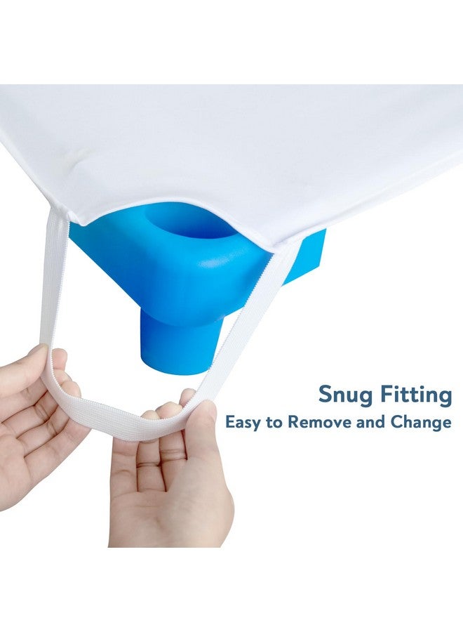 Magik & Kover طقم شراشف سرير للأطفال في مرحلة ما قبل المدرسة - 2 قطعة، 23" × 51"، شراشف سرير ناعمة وقابلة للتنفس للأولاد والبنات - Image 3