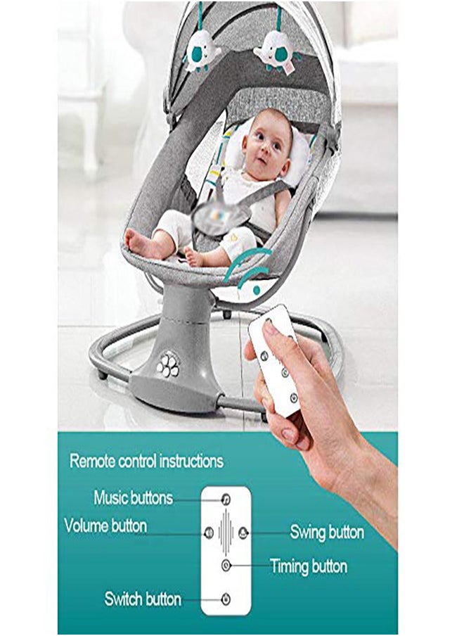 Arababy 3 in 1 Deluxe multi-functional baby swing cradle with integrated mosquito net rocking chair  - Image 3