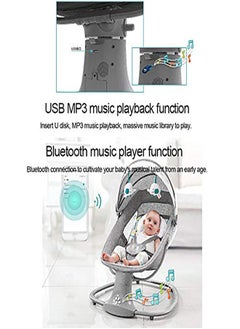Arababy 3 in 1 Deluxe multi-functional baby swing cradle with integrated mosquito net rocking chair  - Image 4