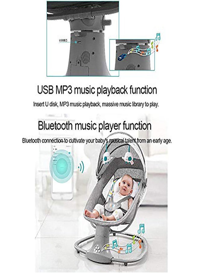 Arababy 3 in 1 Deluxe multi-functional baby swing cradle with integrated mosquito net rocking chair  - Image 4