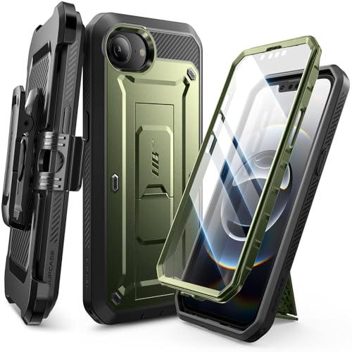 SUPCASE for iPhone 17e16e Case with Screen Protector Unicorn Beetle Pro Builtin Stand BeltClip MilitaryGrade Protection Full Body Phone Case for iPhone 17e16e 61 inch Guldan - Image 1
