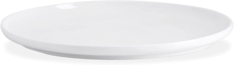 Kanwone Porcelain Dessert Salad Plate  8 Inch White Microwave and Dishwasher Safe Plate - Image 1