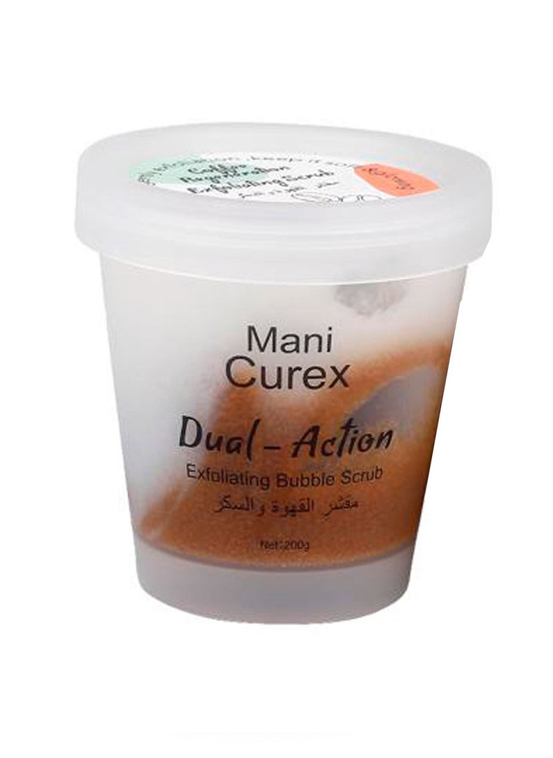 Mani Curex Dual Action Exfoliating Bubble Scrub Coffee  - Image 1