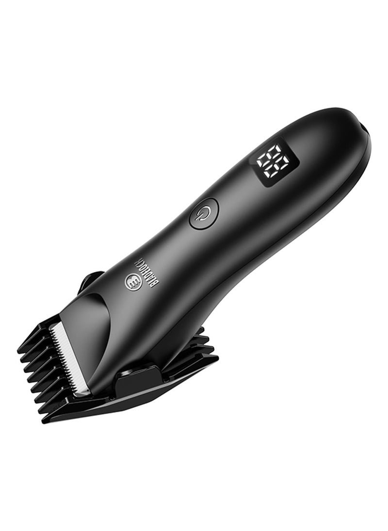 Body Hair Trimmer with LED Display Shaver for Men Ceramic Blade Low Noise Waterproof, with Universal USB Charging (Black) - pzsku/Z7E941CC78631B7D0CD8AZ/45/_/1735091360/0b875969-55a0-4534-b9a4-19c6caa92d62