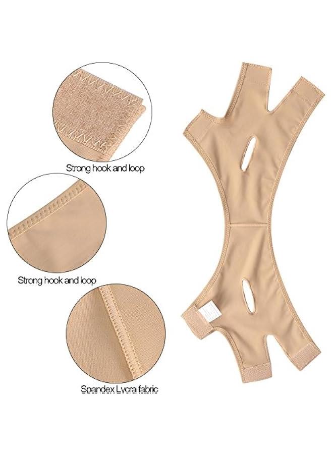 Face Bandage Facial Slimming Mask for Face Care Thin Neck Facelift Double Chin for Ladies(M) - Image 5