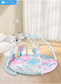 Soft Touch Baby Play Mat Baby Activity Gym Mat Tummy Time Mat with Sensory Toys Kick and Play Piano Gym Center with Music Learning Toys Playmat for Infants Toddlers Newborn Ages 1 to 36 Months  - Image 1