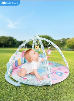 Soft Touch Baby Play Mat Baby Activity Gym Mat Tummy Time Mat with Sensory Toys Kick and Play Piano Gym Center with Music Learning Toys Playmat for Infants Toddlers Newborn Ages 1 to 36 Months  - Image 3