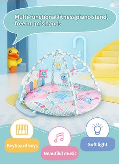 Soft Touch Baby Play Mat Baby Activity Gym Mat Tummy Time Mat with Sensory Toys Kick and Play Piano Gym Center with Music Learning Toys Playmat for Infants Toddlers Newborn Ages 1 to 36 Months  - Image 4