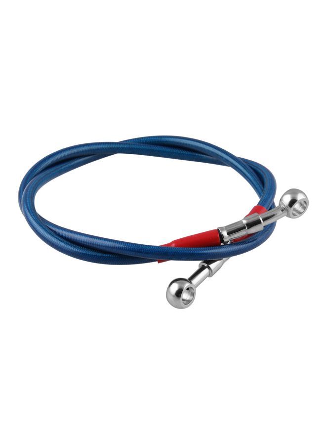 NIBEMINENT Tubing Stainless Steel Braided Brake Oil Hose Line Fittings  - Image 1