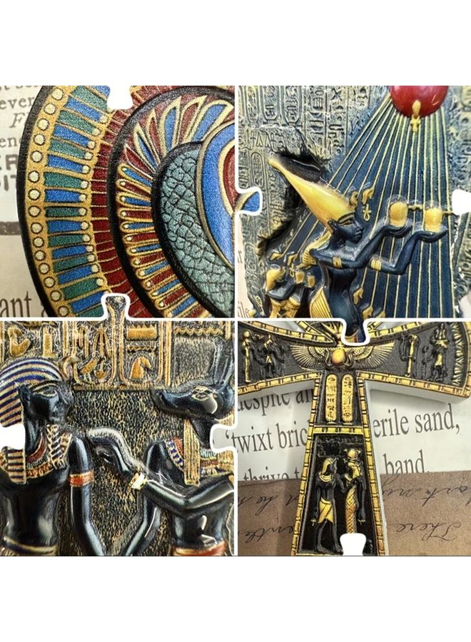 Vintage Egyptian Pharaoh Resin Fridge Magnet A Color Office Home Party Decor - Image 5