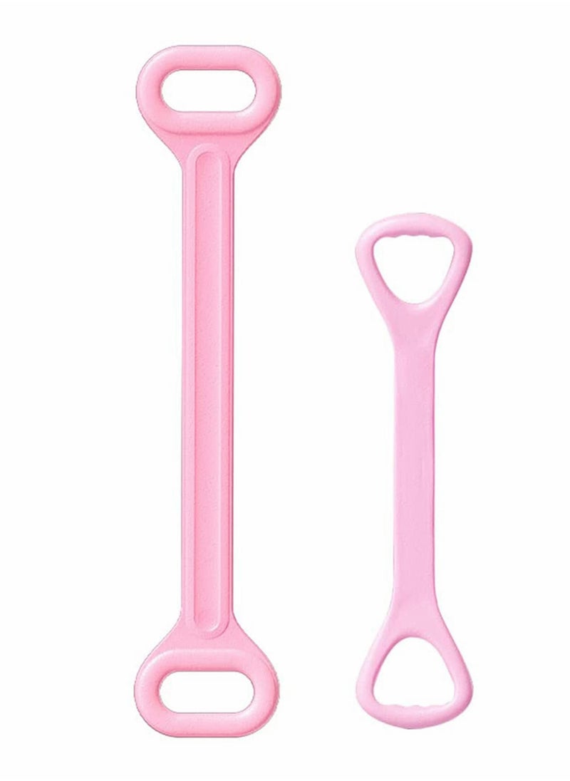 Excefore - Fitness Resistance Band,2 Pack Arm Back Training Elastic Ropes, Workout Chest Arm and Shoulder Stretch Bands Exercise Equipment for Physical Therapy, Yoga, Pilates, Stretching - Image 1