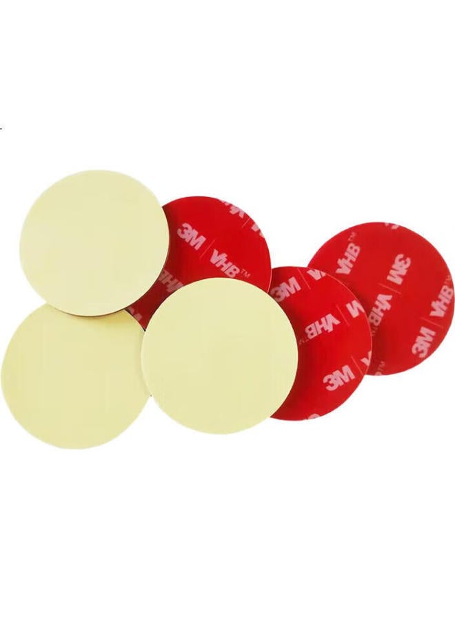 3M 3M Double-Sided Tape, Strong Adhesive, Traceless, Heat-Resistant, Suitable For Etc Car Mounts, 110Gf, Round Shape, 40Mm Diameter, 6 Pieces - Image 1