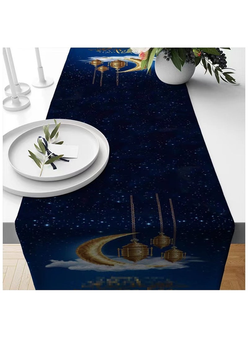 Ramadan Decorations, 5pcs Ramadan Table Decorations with Ramadan Table Runner and 4 Pcs Decorative Pillow Covers - Image 5