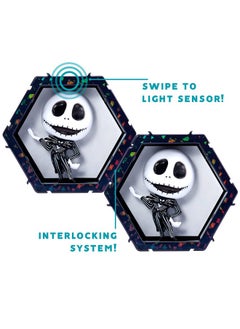 WOW! PODS WOW! PODS Jack Skellington - The Nightmare Before Christmas | Official Disney Classic Light-Up Bobble-Head Figure | Collectables, Toys & Gifts | Number 178 in Series, Black and White  - Image 4