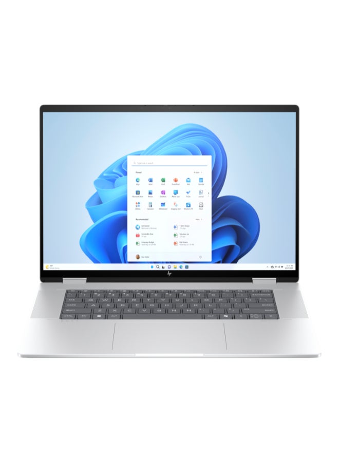HP Envy 16 Convertible 2-In-1 Laptop With 16-Inch FHD Display, Core Ultra 7-155H Processor/16GB RAM/1TB SSD/Intel Iris XE Graphics/Windows 11 English/Arabic Glacier Silver - Image 1