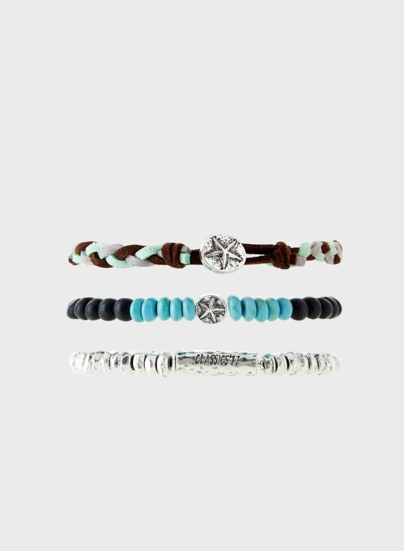 Classics 77 3 Pack Shipwrecked Mixed Bracelet