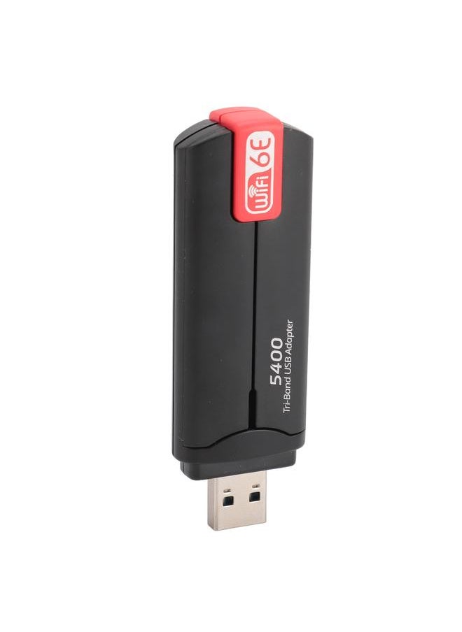 محول واي فاي USB 5400 ميجابت في الثانية ثنائي النطاق 2.4G 5G 6G محول USB3.0 واي فاي 6E للشبكة اللاسلكية لسطح المكتب واللابتوب والكمبيوتر - pzsku/Z7E94875E55A77F5A6E36Z/45/_/1726480357/739eba3e-2b00-49c6-b0c2-b6b1bde1077b