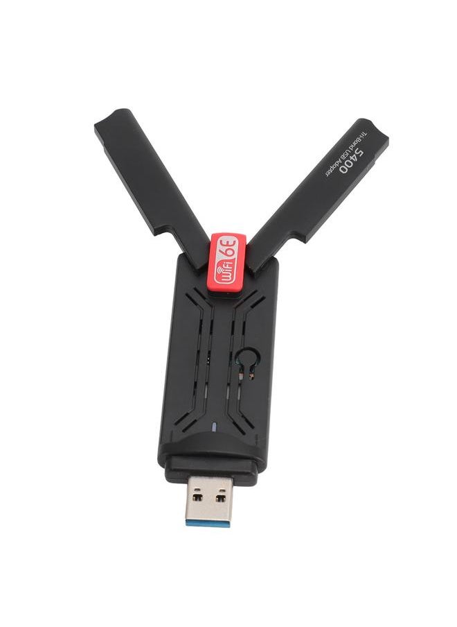 محول واي فاي USB 5400 ميجابت في الثانية ثنائي النطاق 2.4G 5G 6G محول USB3.0 واي فاي 6E للشبكة اللاسلكية لسطح المكتب واللابتوب والكمبيوتر - pzsku/Z7E94875E55A77F5A6E36Z/45/_/1726480359/d4df366d-4298-4ace-8fc6-2b6b7c4fdcd3