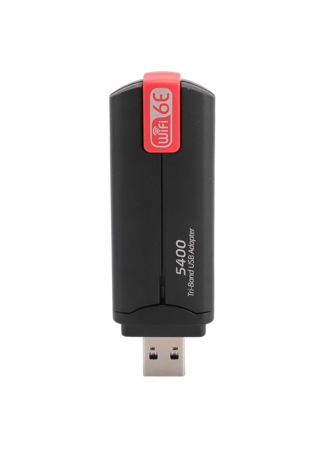 محول واي فاي USB 5400 ميجابت في الثانية ثنائي النطاق 2.4G 5G 6G محول USB3.0 واي فاي 6E للشبكة اللاسلكية لسطح المكتب واللابتوب والكمبيوتر - pzsku/Z7E94875E55A77F5A6E36Z/45/_/1726480365/0ce08205-1d65-41b1-8a5d-606151e325d1