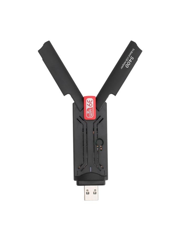 محول واي فاي USB 5400 ميجابت في الثانية ثنائي النطاق 2.4G 5G 6G محول USB3.0 واي فاي 6E للشبكة اللاسلكية لسطح المكتب واللابتوب والكمبيوتر - pzsku/Z7E94875E55A77F5A6E36Z/45/_/1726480375/cf5e83dd-0e6d-4df2-bdcf-05fc6263db79