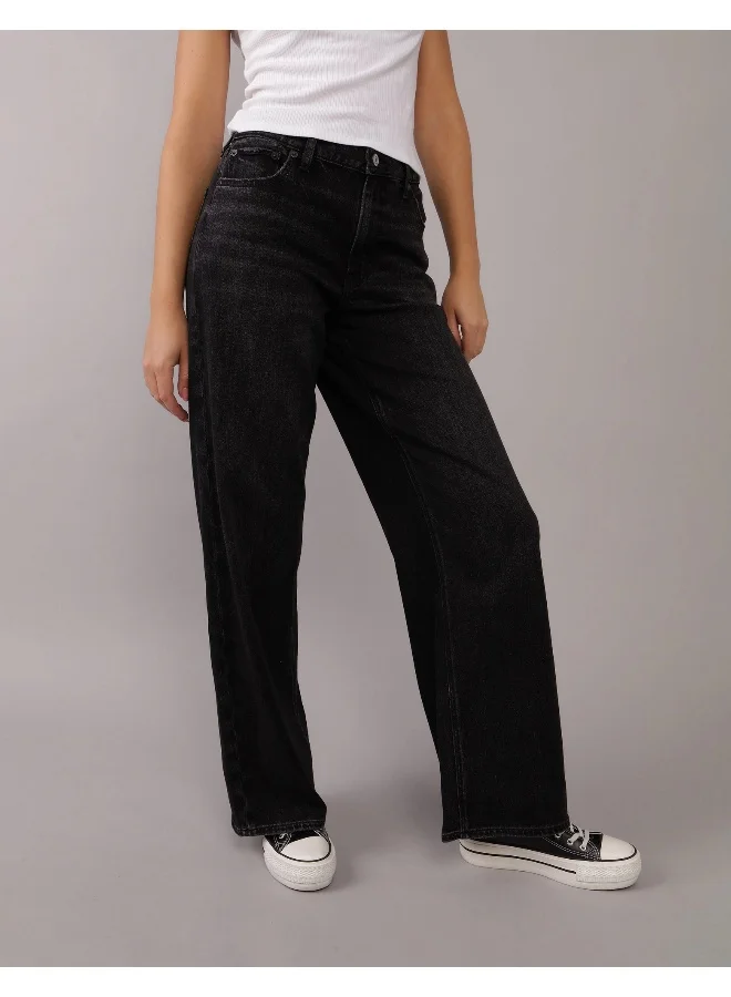 American Eagle High Waist Baggy Wide Leg Pants