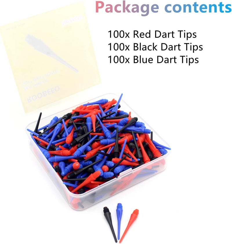 ROOBEEO 2BA Thread Plastic Tip Dart Points 300 Pack Soft Dart Tips Replacement Dart Accessories - Image 5