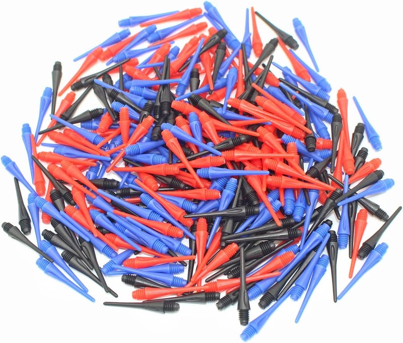 ROOBEEO 2BA Thread Plastic Tip Dart Points 300 Pack Soft Dart Tips Replacement Dart Accessories - Image 1