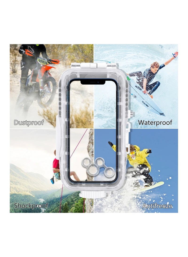Waterproof Diving Phone Case for iPhone 12 Pro Max/iPhone 13 Pro Max Deep Water Photography for 40m depth - Image 5
