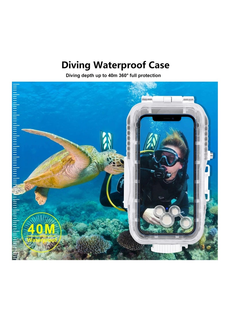 Waterproof Diving Phone Case for iPhone 12 Pro Max/iPhone 13 Pro Max Deep Water Photography for 40m depth - Image 4