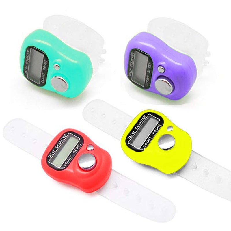 TESEAS Electronic Finger Counter, Mini LCD Digital Display Hand Tally Counter 5-Digit Number Count Clicker, Resettable Counters Clickers for Knitting, Crochet, Coaching, Lap, Golf, Toddler & Fidget 5 Colors - Image 3