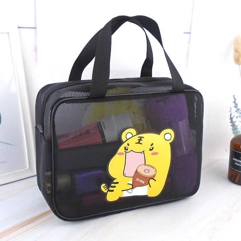 Mesh Wash Bag Large Capacity Women'S Bath Storage Bag Men'S Portable Bath Pocket Bath Basket Portable Foldable Bath Basket - Image 2