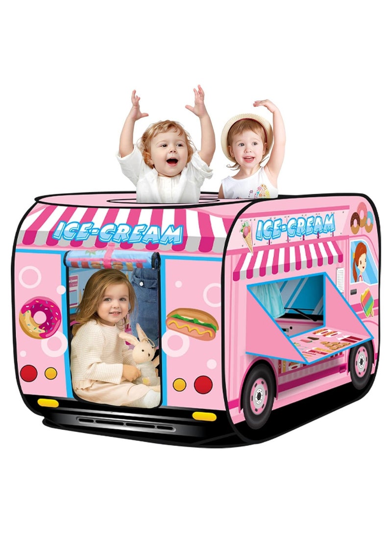 Toys for 3-8 Year Old Kids,Truck Play Tent Pop Up Playhouse Toys for Kids Gifts for 3 4 5 6 7 8 Year Old Boys Girls Toy Presents Foldable Play Tent Set Outdoor Indoor Garden Childrens Toy - Image 1