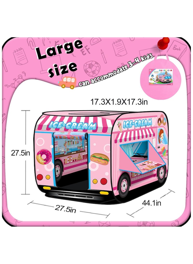 Toys for 3-8 Year Old Kids,Truck Play Tent Pop Up Playhouse Toys for Kids Gifts for 3 4 5 6 7 8 Year Old Boys Girls Toy Presents Foldable Play Tent Set Outdoor Indoor Garden Childrens Toy - Image 2