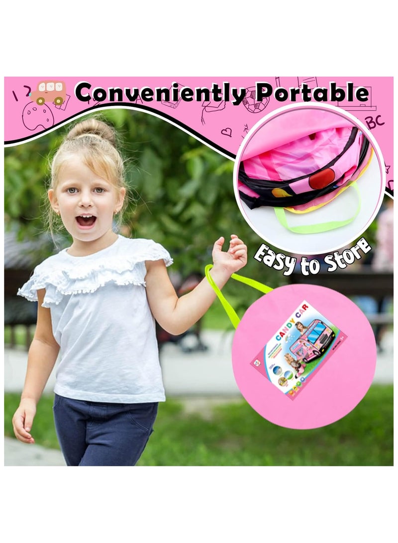 Toys for 3-8 Year Old Kids,Truck Play Tent Pop Up Playhouse Toys for Kids Gifts for 3 4 5 6 7 8 Year Old Boys Girls Toy Presents Foldable Play Tent Set Outdoor Indoor Garden Childrens Toy - Image 5
