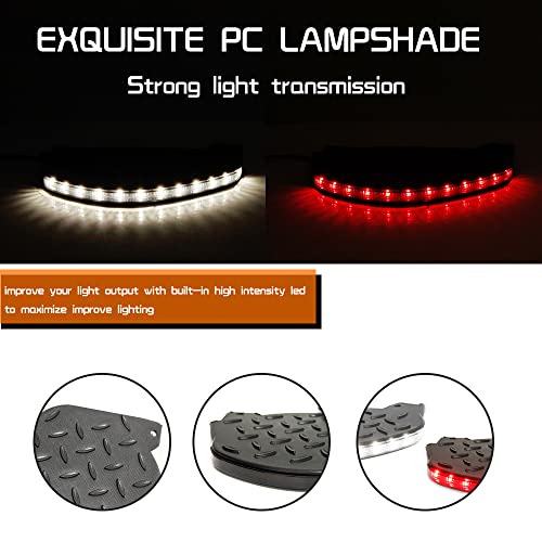 Tonsya 3 IN 1 Led Smoked Lens For 2014 2015 2016 2017 2018 2019 Silverado Sierra Rear Bumper Step Corner Insert Pad Lights GM1138101, GM1139101 - Image 2
