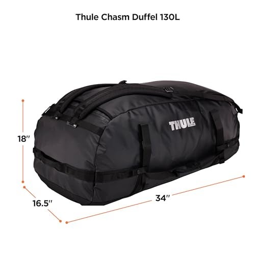 Thule Chasm 130L, Black - Image 4
