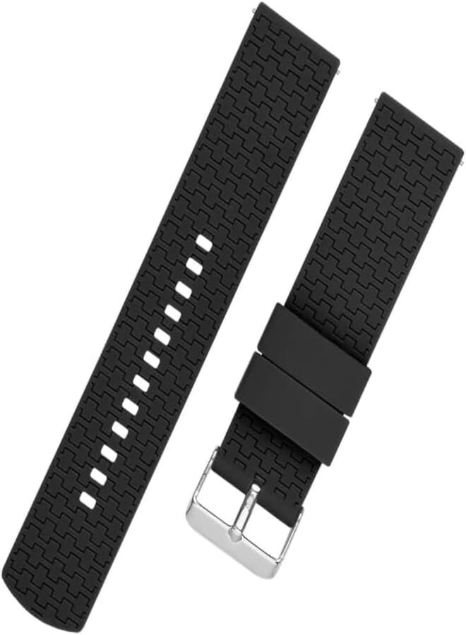 Next Store 20mm Silicone Sport Band Compatible with Samsung Gear Sport/6/5/4 40mm 44mm/Watch 6 Classic 43mm 47mm/Watch 5 Pro/S2 Classic/Active 2 40mm 44mm/Amazfit GTS 2/2e/3/4/2 3 4 Mini.