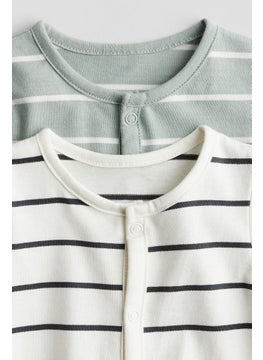 H&M 2-Pack Cotton Sleepsuits  - Image 2