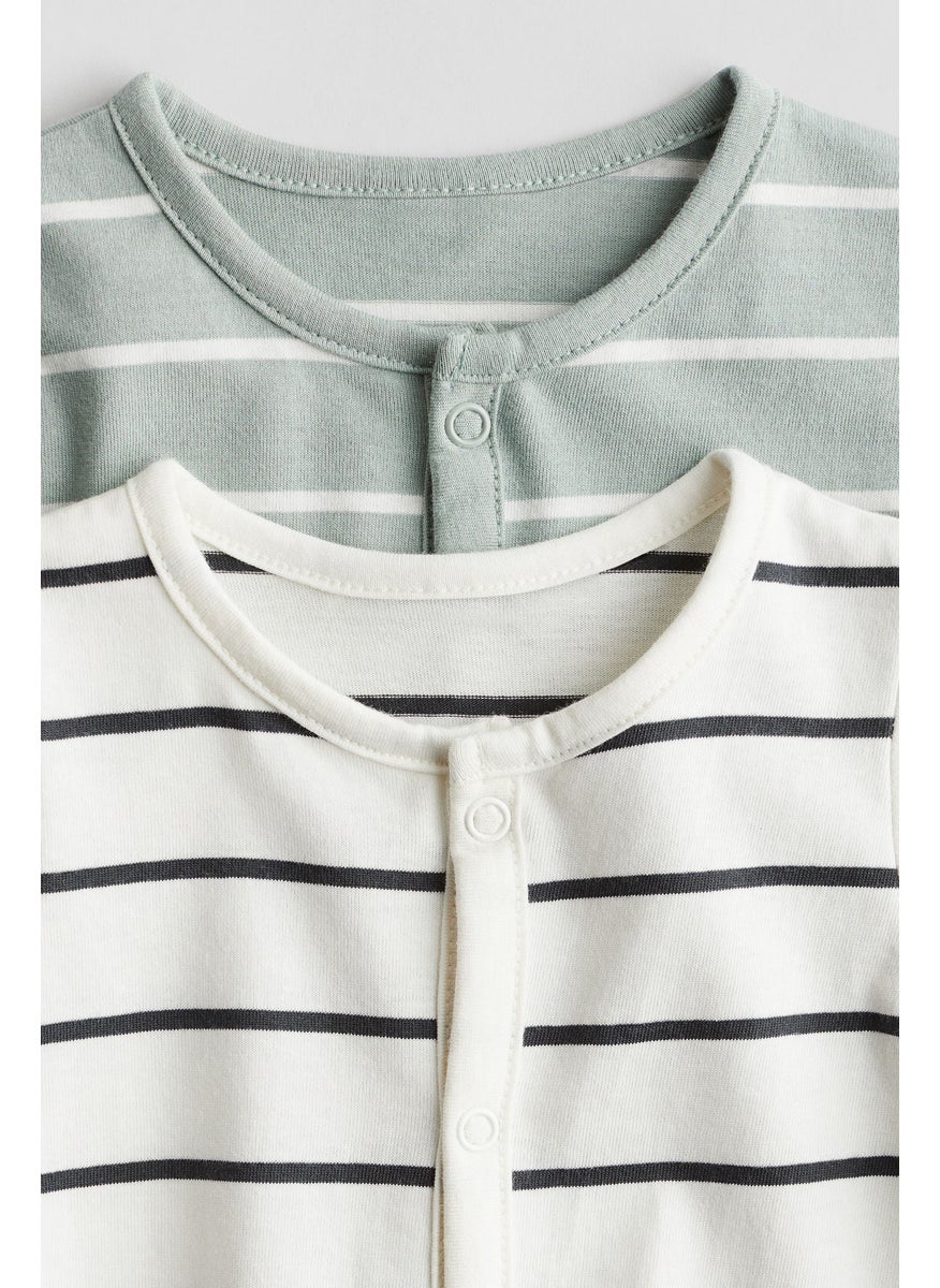 H&M 2-Pack Cotton Sleepsuits  - Image 2