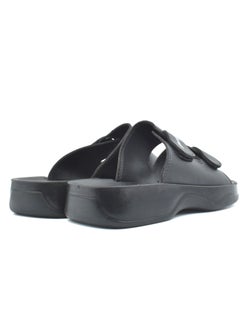 aerosoft AEROSOFT A4811 MEN'S BLACK SLIPPERS  - Image 4