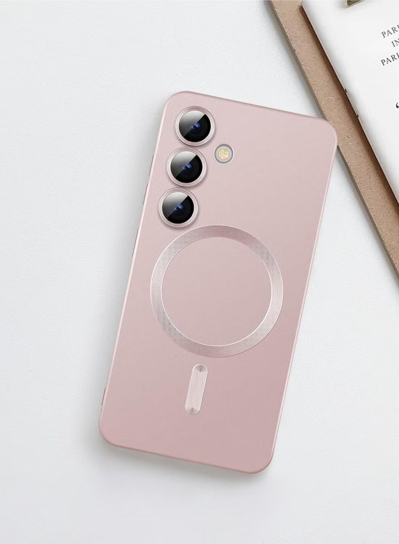 JAJEEK Samsung Galaxy S24 Plus 5G Magnetic Case Cover – Luxury Metallic Paint Silicone, Full Camera Lens Protector, Shockproof Design, Ultra-Slim Protection for Samsung Galaxy S24 Plus 5G - Image 5